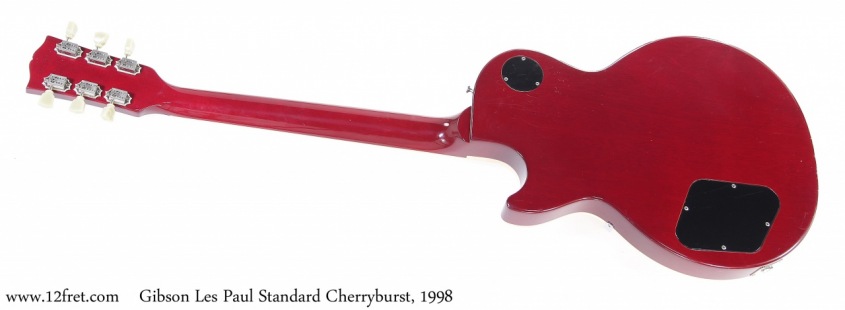 Gibson Les Paul Standard Cherryburst, 1998 Full Rear View
