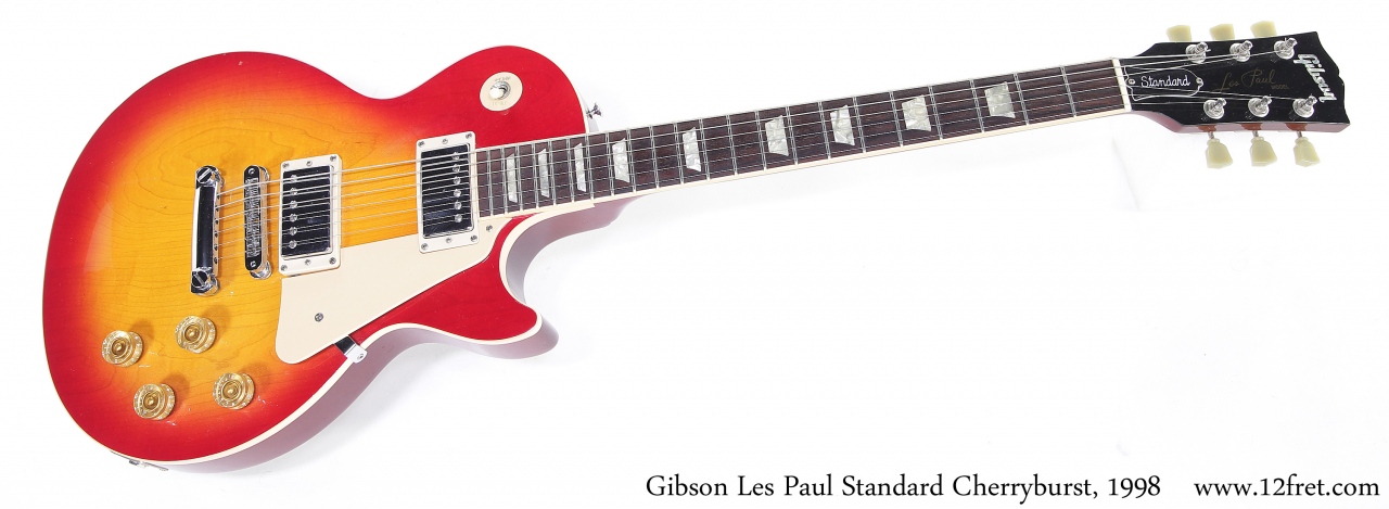Gibson Les Paul Standard Cherryburst, 1998 Full Front View