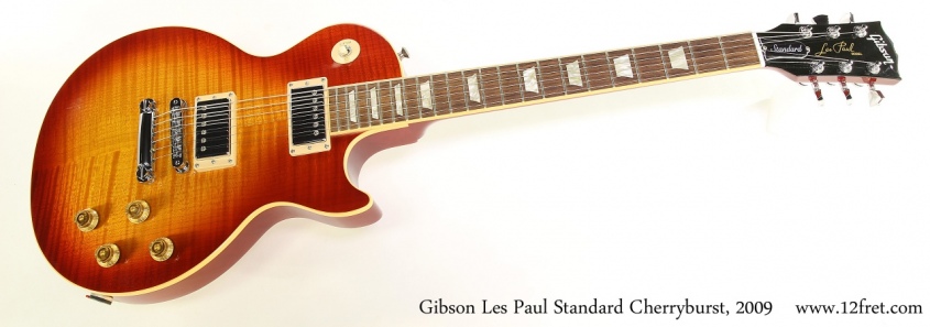 Gibson Les Paul Standard Cherryburst, 2009 Full Front View