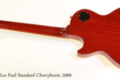 Gibson Les Paul Standard Cherryburst, 2009 Full Rear View