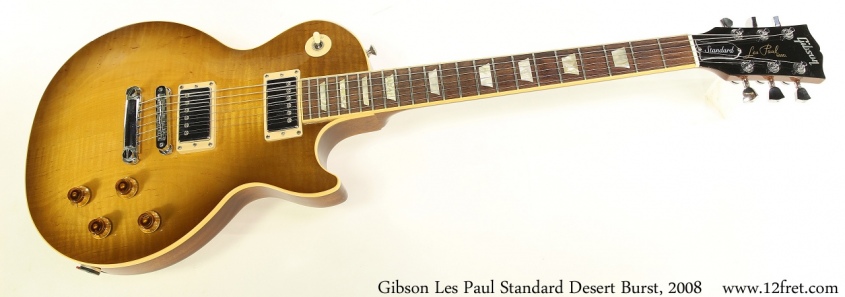 Gibson Les Paul Standard Desert Burst, 2008 Full Front View