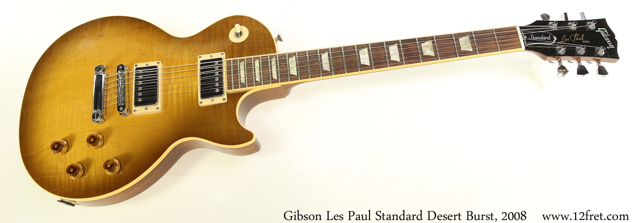 Gibson Les Paul Standard Desert Burst, 2008 Full Front View
