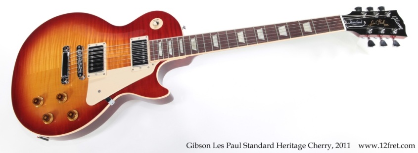 Gibson Les Paul Standard Heritage Cherry, 2011 Full Front View