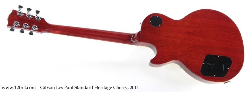 Gibson Les Paul Standard Heritage Cherry, 2011 Full Rear View