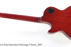 Gibson Les Paul Standard Heritage Cherry, 2011 Full Rear View