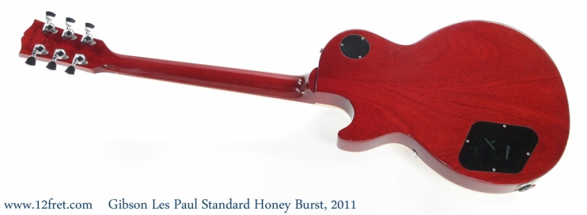 Gibson Les Paul Standard Honey Burst, 2011 Full Rear View