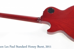 Gibson Les Paul Standard Honey Burst, 2011 Full Rear View