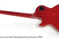 Gibson Les Paul Standard Honeyburst, 2020 Full Rear View