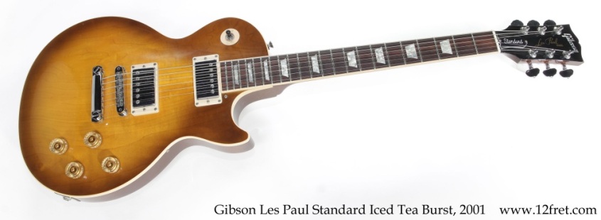Gibson Les Paul Standard Iced Tea Burst, 2001 Full Front View