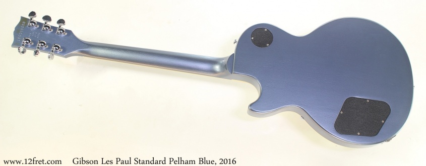 Gibson Les Paul Standard Pelham Blue, 2016 Full Rear View