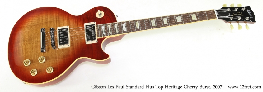 Gibson Les Paul Standard Plus Top Heritage Cherry Burst, 2007   Full Front VIew