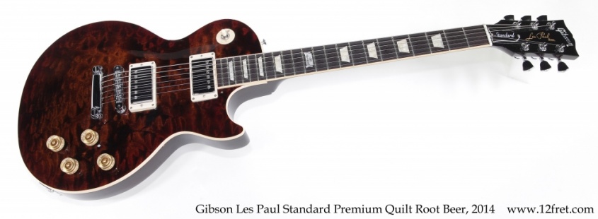 Gibson Les Paul Standard Premium Quilt Root Beer, 2014 Full Front View