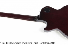 Gibson Les Paul Standard Premium Quilt Root Beer, 2014 Full Rear View