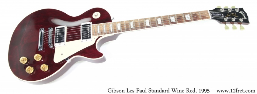 Gibson Les Paul Standard Wine Red, 1995 Full Front View