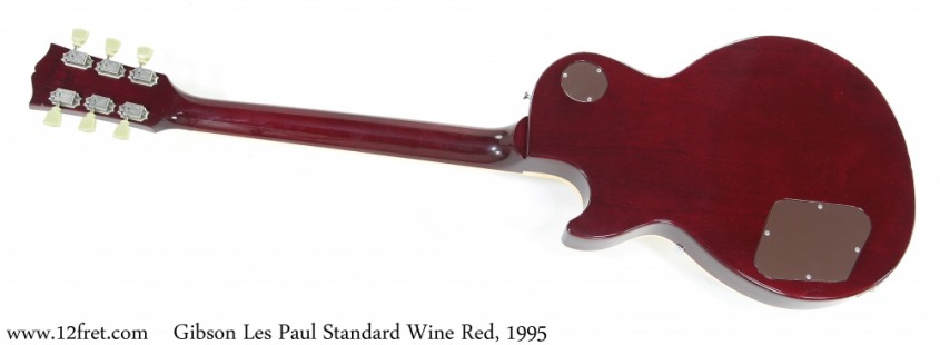 Gibson Les Paul Standard Wine Red, 1995 Full Rear View