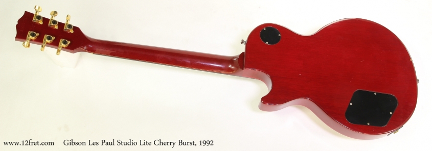 Gibson Les Paul Studio Lite Cherry Burst, 1992  Full RearView