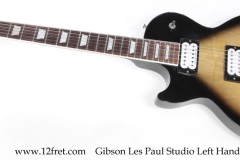 Gibson Les Paul Studio Left Handed Vintage Burst,  2018 Full Front View