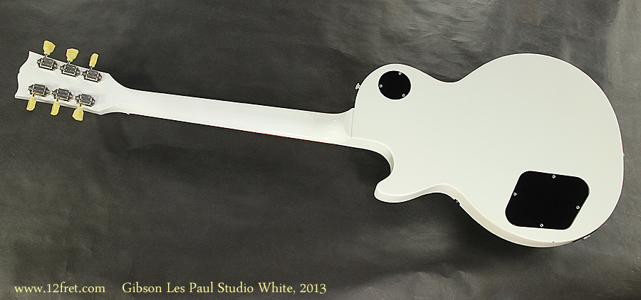 Gibson Les Paul Studio Arctic White, 2013 Full Rear View