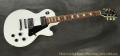 Gibson Les Paul Studio Arctic White, 2013 Full Front View