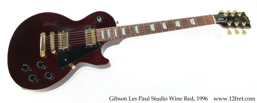 Gibson Les Paul Studio Wine Red, 1996 Full Front View