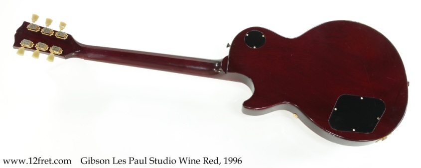 Gibson Les Paul Studio Wine Red, 1996 Full Rear View