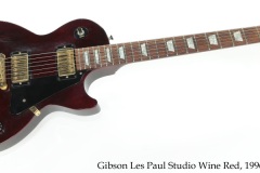 Gibson Les Paul Studio Wine Red, 1996 Full Front View