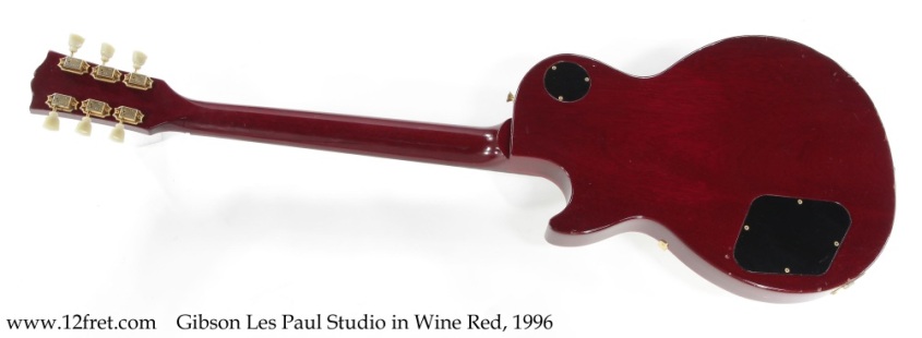 Gibson Les Paul Studio in Wine Red, 1996 Full Rear View