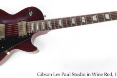 Gibson Les Paul Studio in Wine Red, 1996 Full Front View