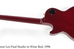 Gibson Les Paul Studio in Wine Red, 1996 Full Rear View
