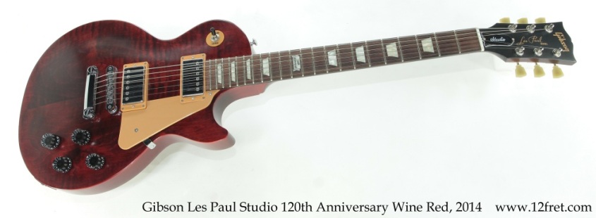 Gibson Les Paul Studio 120th Anniversary Wine Red, 2014 Full Front View