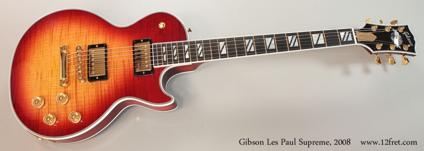 Gibson Les Paul Supreme, 2008 Full Front View