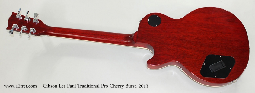 Gibson Les Paul Traditional Pro Cherry Burst, 2013 Full Rear View