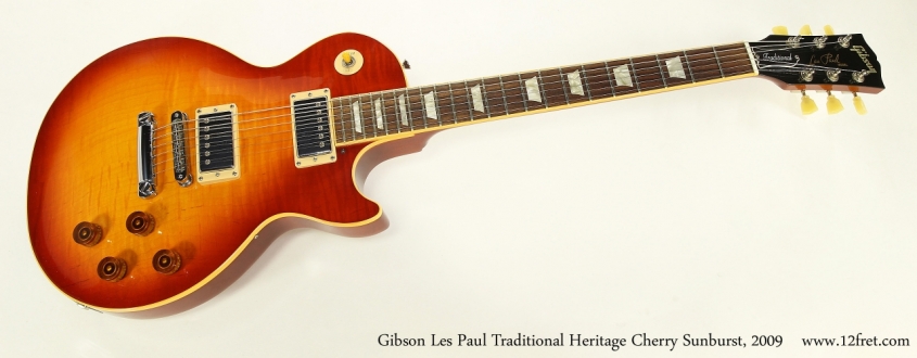 Gibson Les Paul Traditional Heritage Cherry Sunburst, 2009  Full Front View