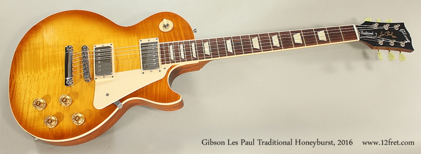 Gibson Les Paul Traditional Honeyburst, 2016 Full Front View