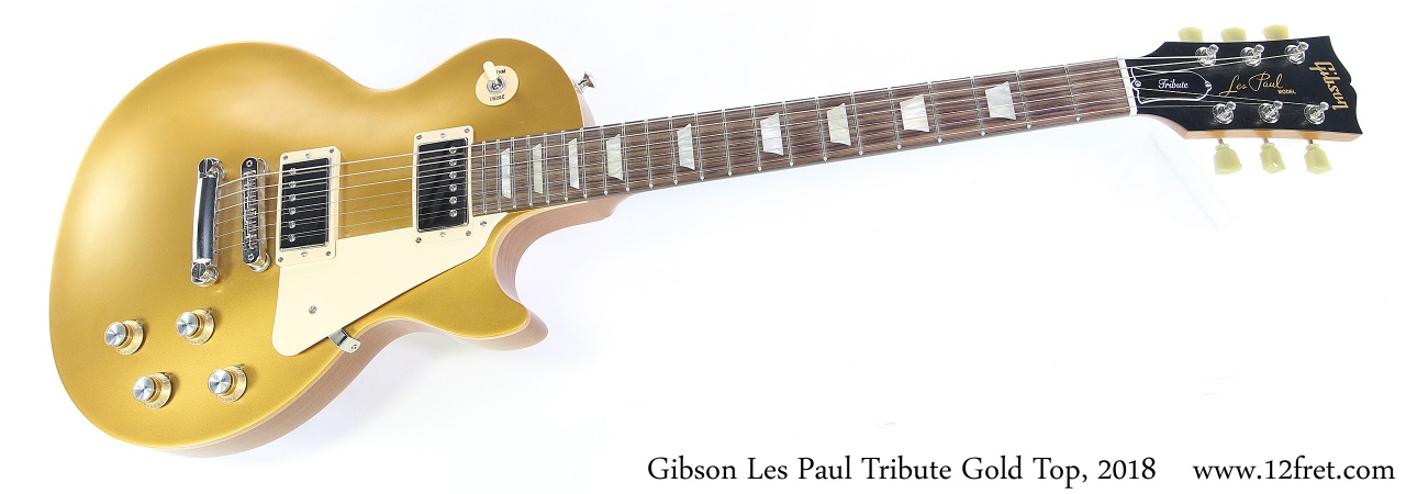 Gibson Les Paul Tribute Gold Top, 2018 Full Front View