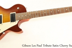 Gibson Les Paul Tribute Satin Cherry Sunburst Full Front View