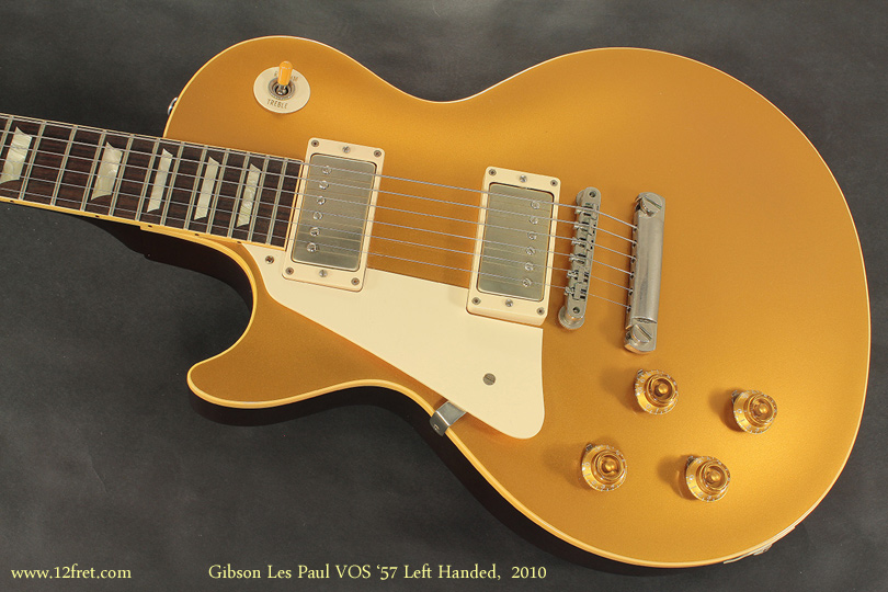 Gibson Les Paul VOS 1957 Gold Top Left Handed top