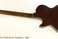 Gibson Les Paul Junior Sunburst, 1954 Full Rear View