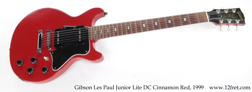 Gibson Les Paul Junior Lite DC Cinnamon Red, 1999 Full Front View