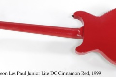 Gibson Les Paul Junior Lite DC Cinnamon Red, 1999 Full Rear View