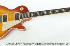 Gibson LPR8F Figured Western Desert Fade Stinger, 2011 Full Front View