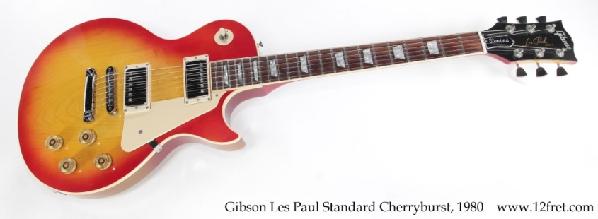 Gibson Les Paul Standard Cherryburst, 1980 Full Front View