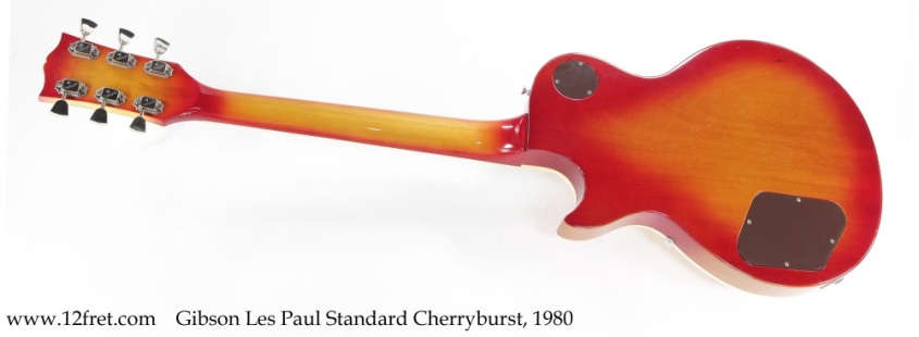 Gibson Les Paul Standard Cherryburst, 1980 Full Rear View
