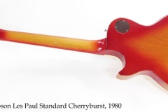 Gibson Les Paul Standard Cherryburst, 1980 Full Rear View