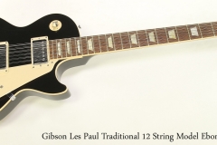 Gibson Les Paul Traditional 12 String Model Ebony, 2012 Full Front View