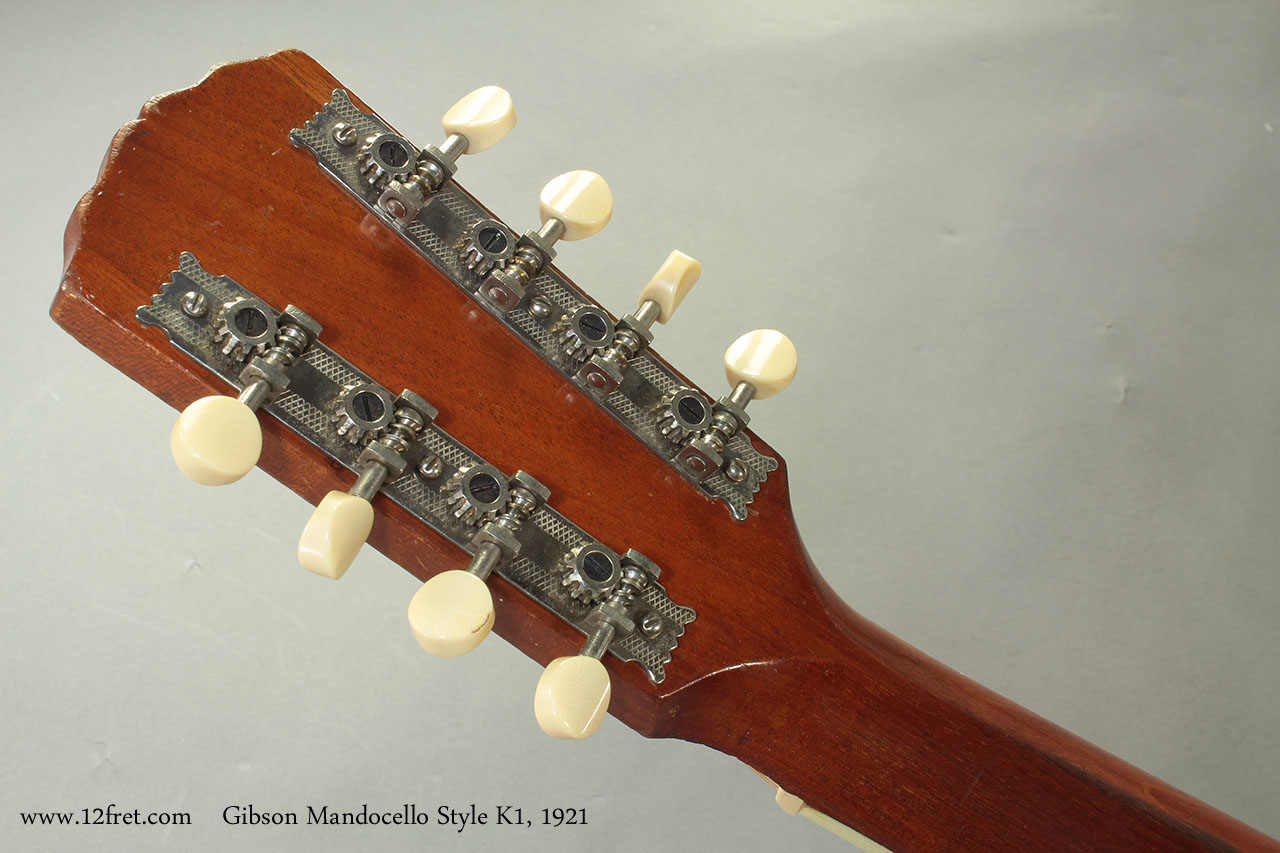 Gibson Mandocello Style K1 1921 head rear