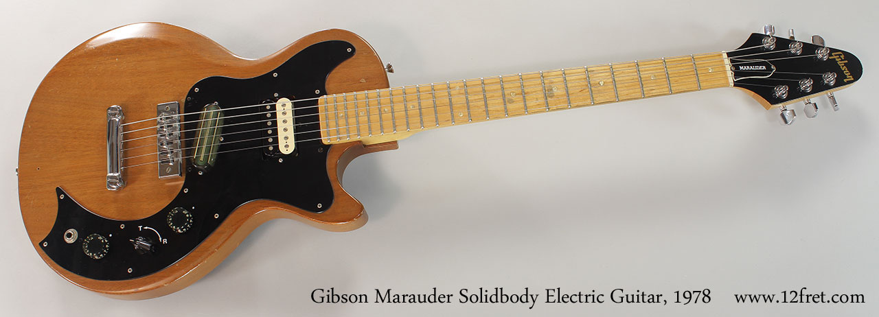 Gibson Marauder Solidbody Electric Guitar, 1978 Full Front View