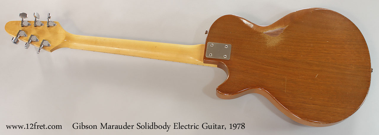 Gibson Marauder Solidbody Electric Guitar, 1978 Full Rear View