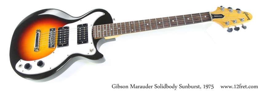 Gibson Marauder Solidbody Sunburst, 1975 Full Front View