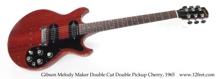 Gibson Melody Maker Double Cut Double Pickup Cherry, 1965 Full Front View